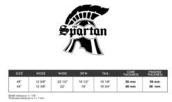 PRIDE BODYBOARDS Spartan Polypro Core - 2023/24 Model -Surf Corner Store 643168