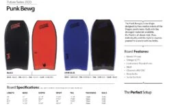 HARDY SHAPES BODYBOARDS Punk Bewg Polypro Core - 2020/21 Model -Surf Corner Store 9430924 2
