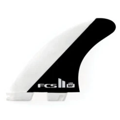 FCS II GROM MF PC BLACK/WHITE TRI FINS (FMFG-PC01-GM-TS-R)