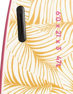 ROXY 6’0" SOFTBOARD BAT FISH TROPICAL PINK -Surf Corner Store roxy 6 0 softboard bat fish tropical pink 22 2